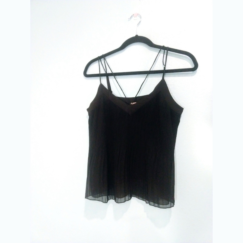 Hollister Strappy Chiffon Crop Top Size S